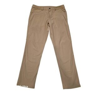 EUC Lululemon light khaki, professional pant, men sz 34